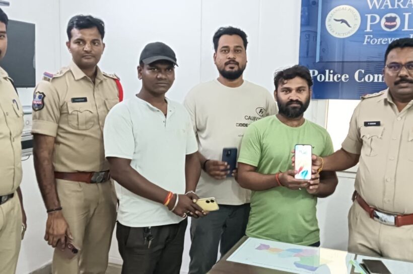 మడికొండ CI పుల్యాల కిషన్ మొబైల్ ఫోన్ల ట్రేసింగ్‌లో ముందంజ